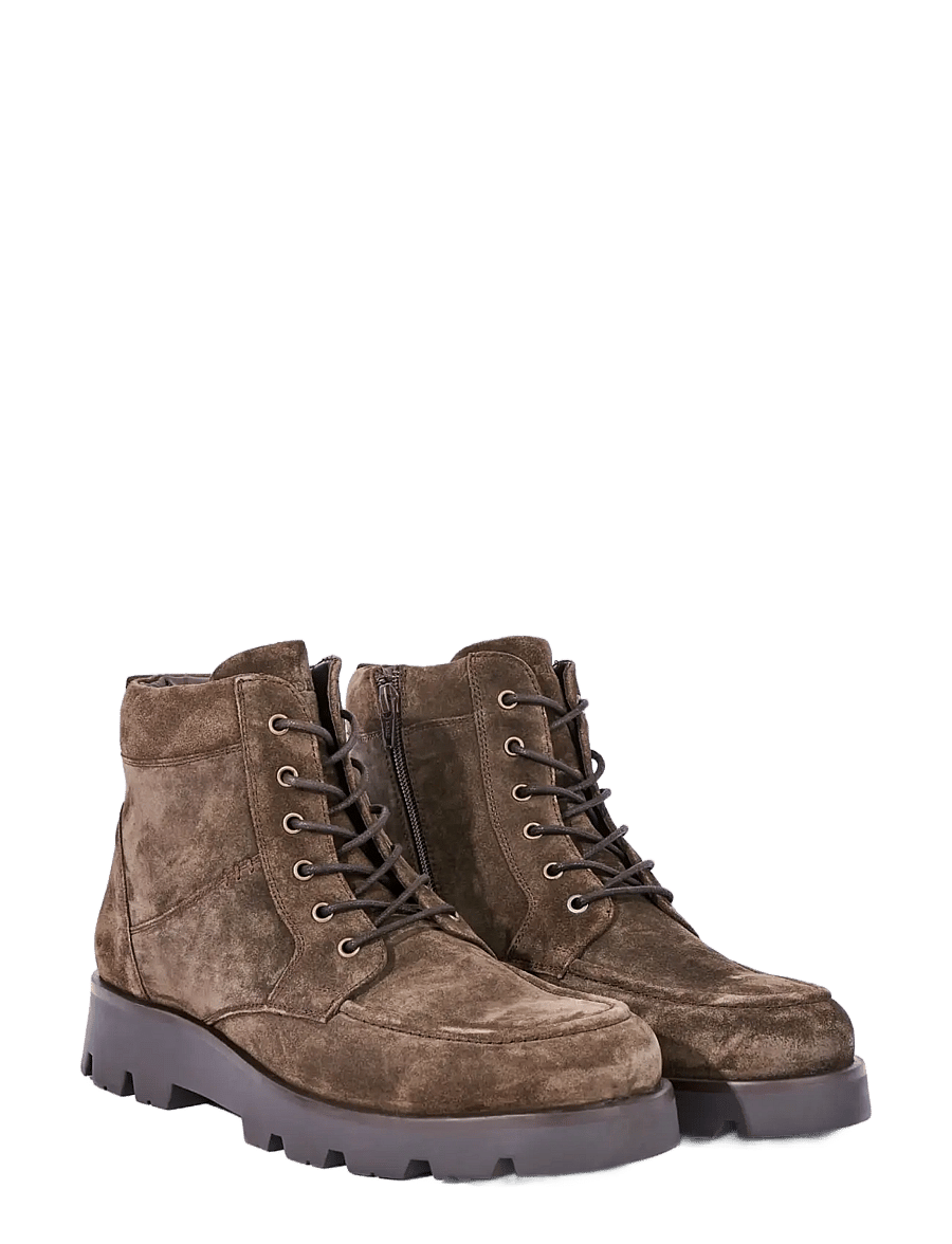 Lindbergh - Suede boots - schnürstiefel - brown - 0