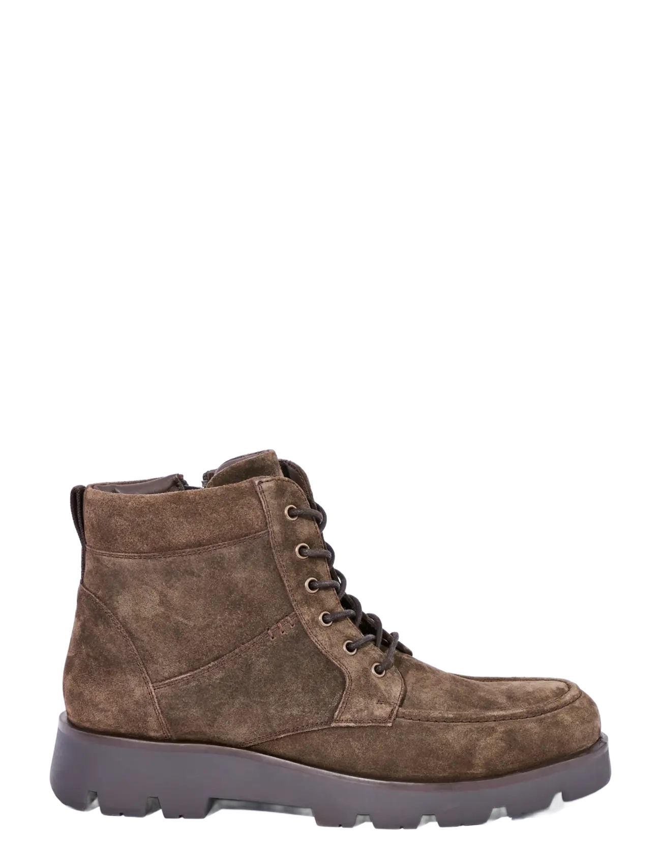 Lindbergh - Suede boots - schnürstiefel - brown - 1