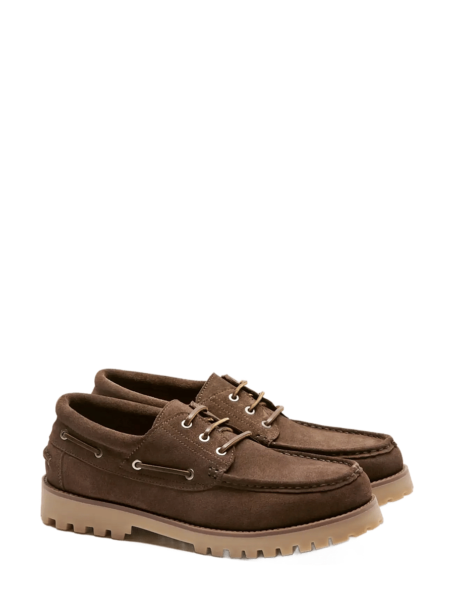 Lindbergh - Suede sailor shoes - kollektionen - brown - 0