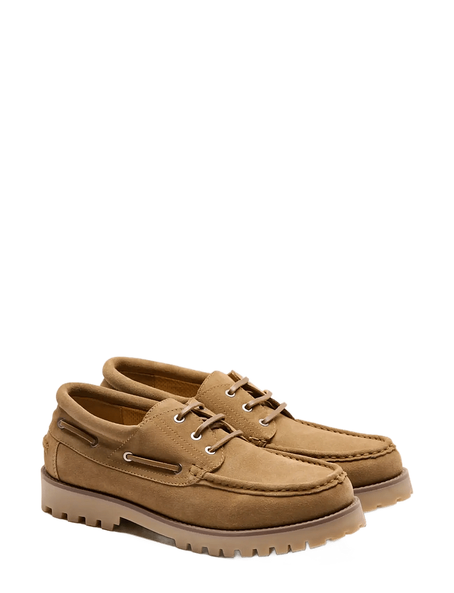 Lindbergh - Suede sailor shoes - kollektionen - tan - 0