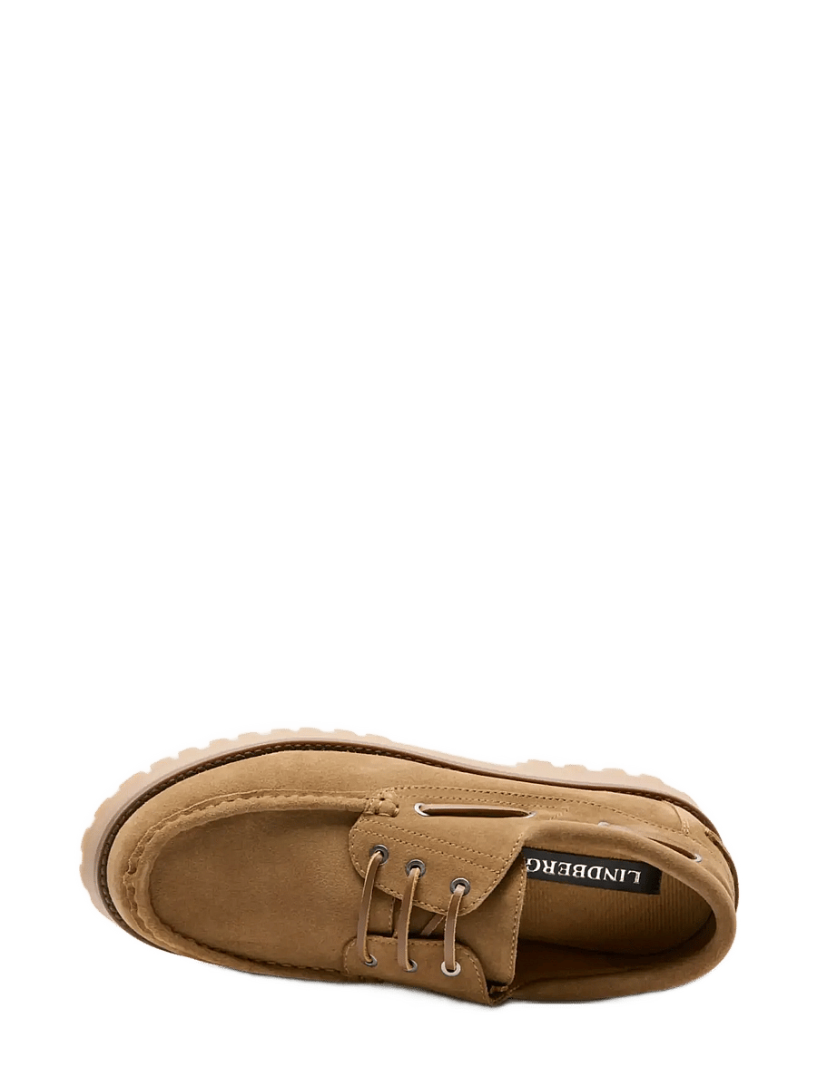 Lindbergh - Suede sailor shoes - kollektionen - tan - 4