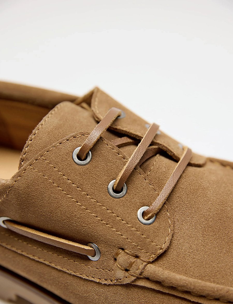 Lindbergh - Suede sailor shoes - kollektionen - tan - 5