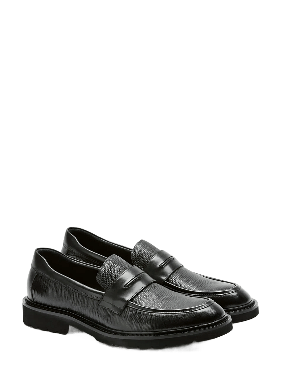 Lindbergh - Leather loafers - kollektionen - black - 0