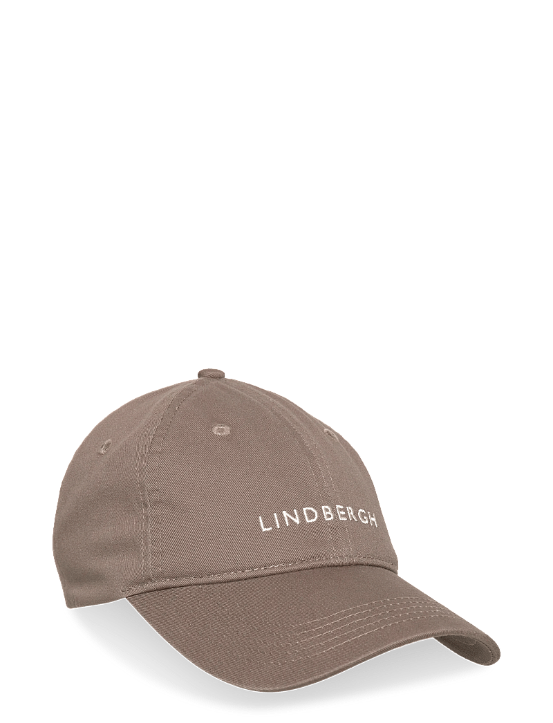 Lindbergh - Logo baseball cap - kappen - dk olive - 0