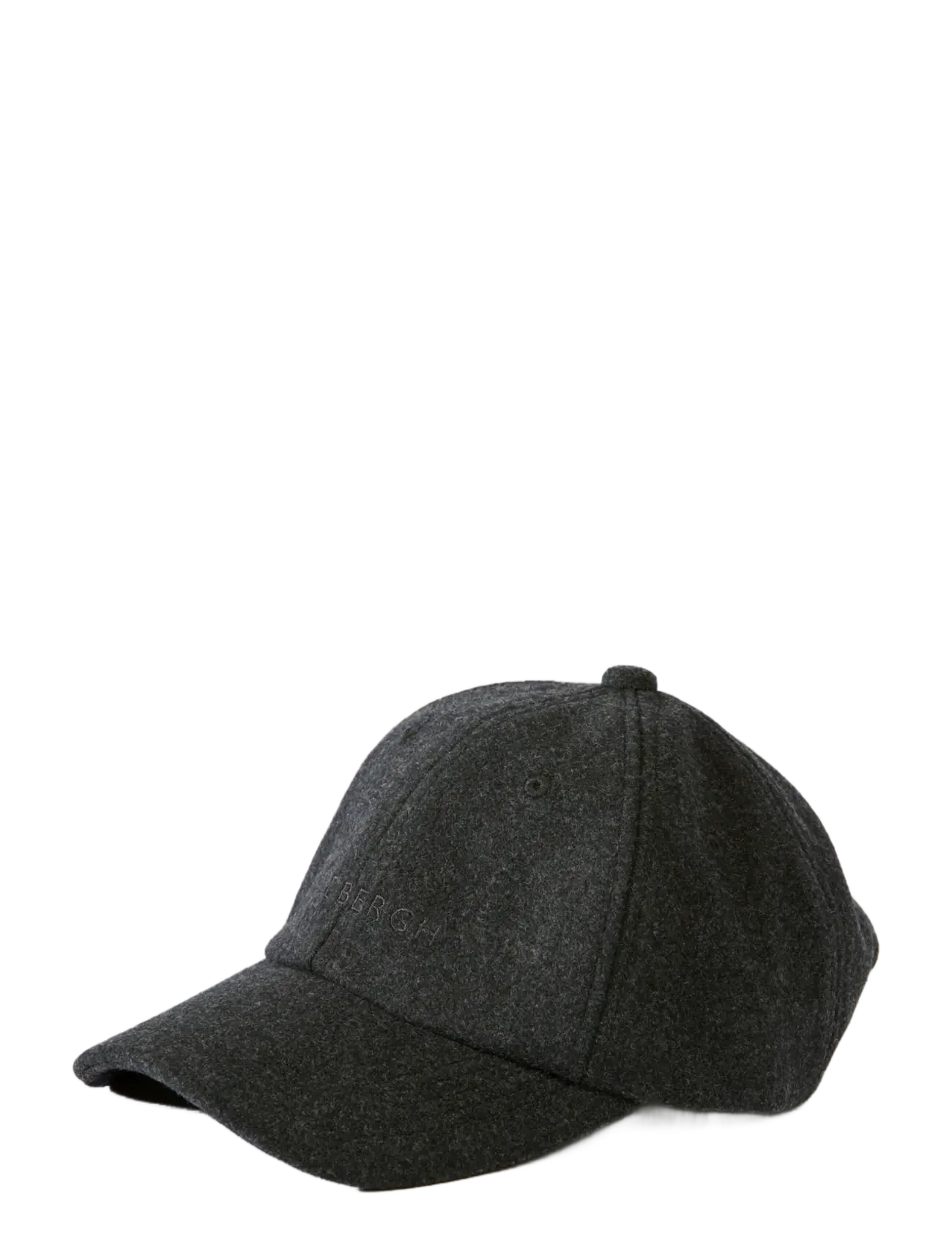 Lindbergh Wool baseball cap - Kollektionen - CHARCOAL MEL / grey