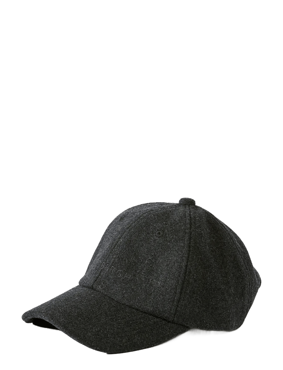 Lindbergh - Wool baseball cap - kappen - charcoal mel - 0
