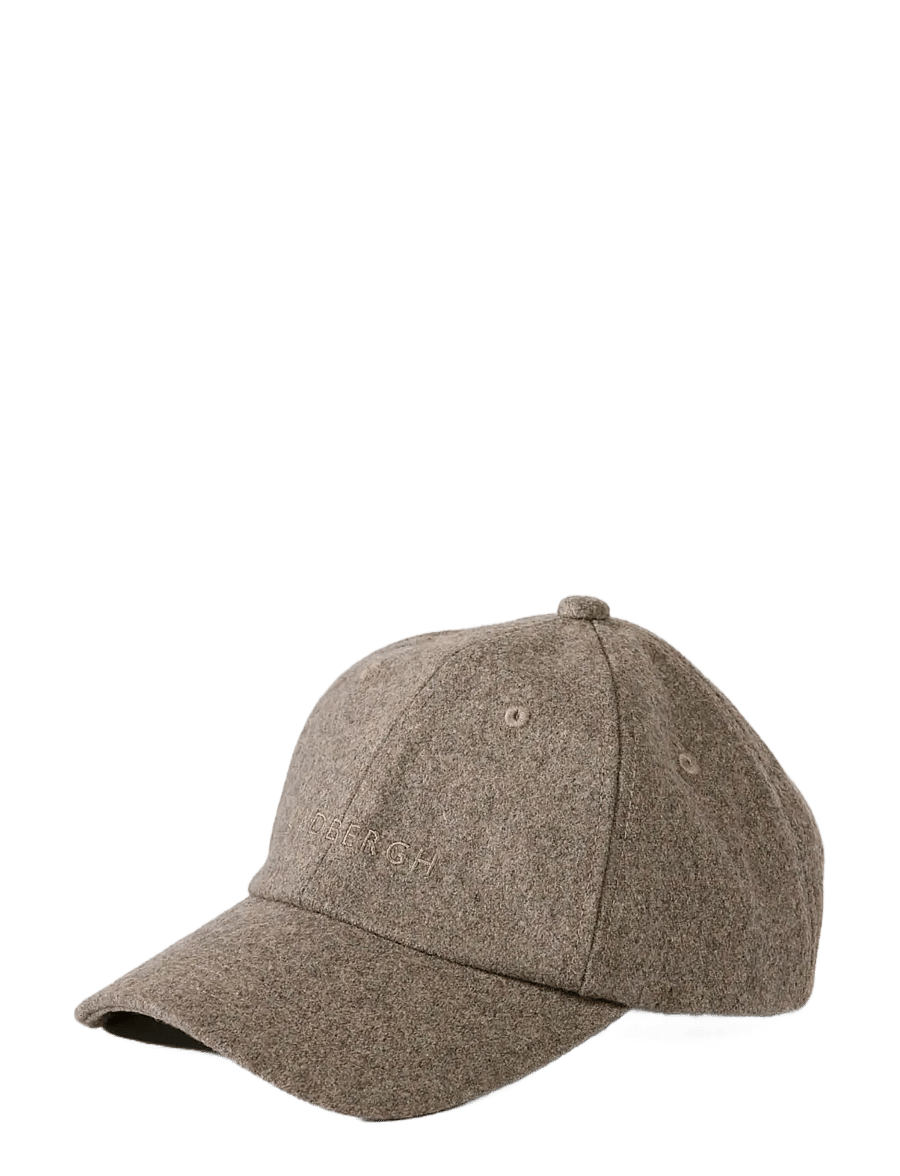Lindbergh - Wool baseball cap - kappen - dk sand mel - 0