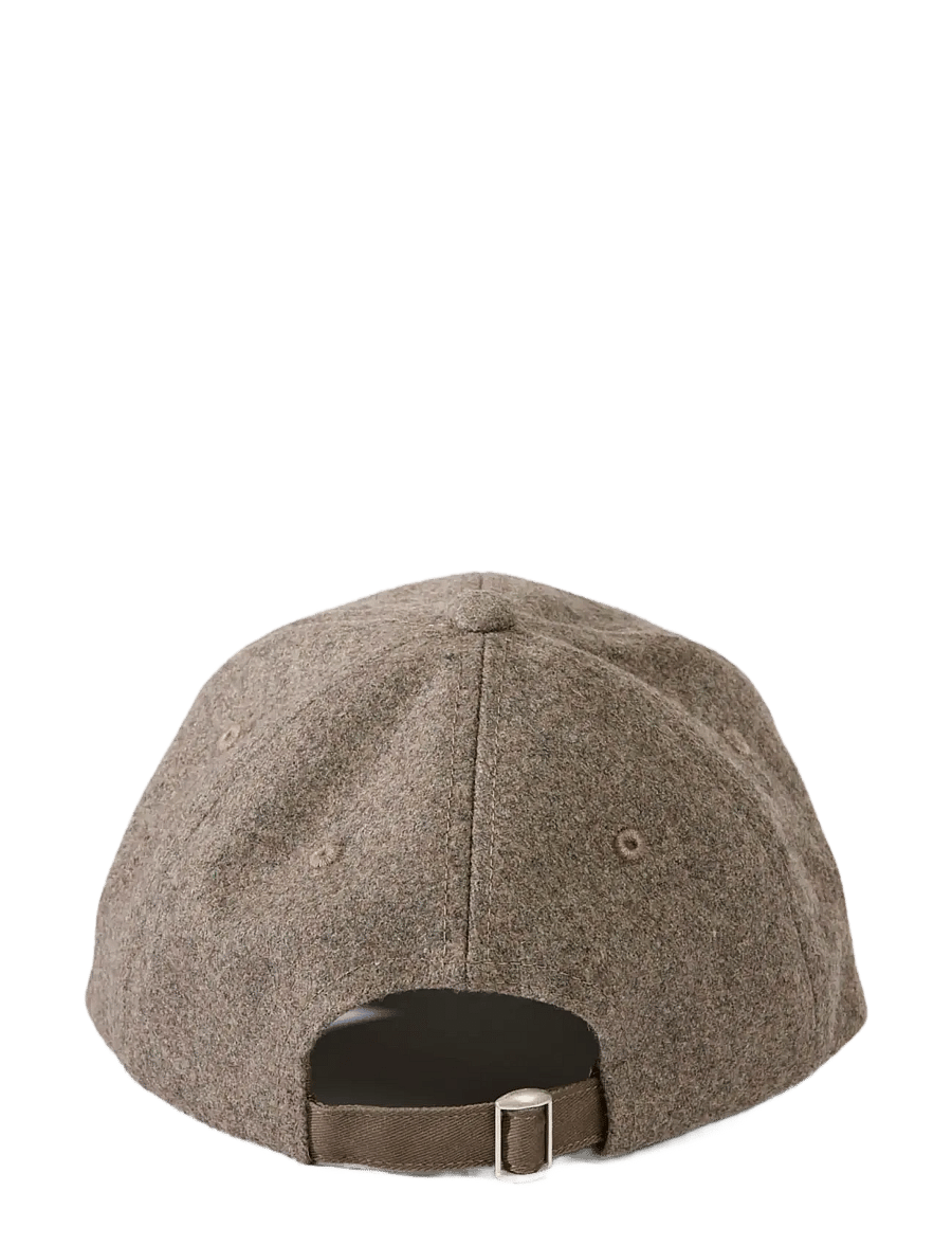 Lindbergh - Wool baseball cap - kappen - dk sand mel - 1