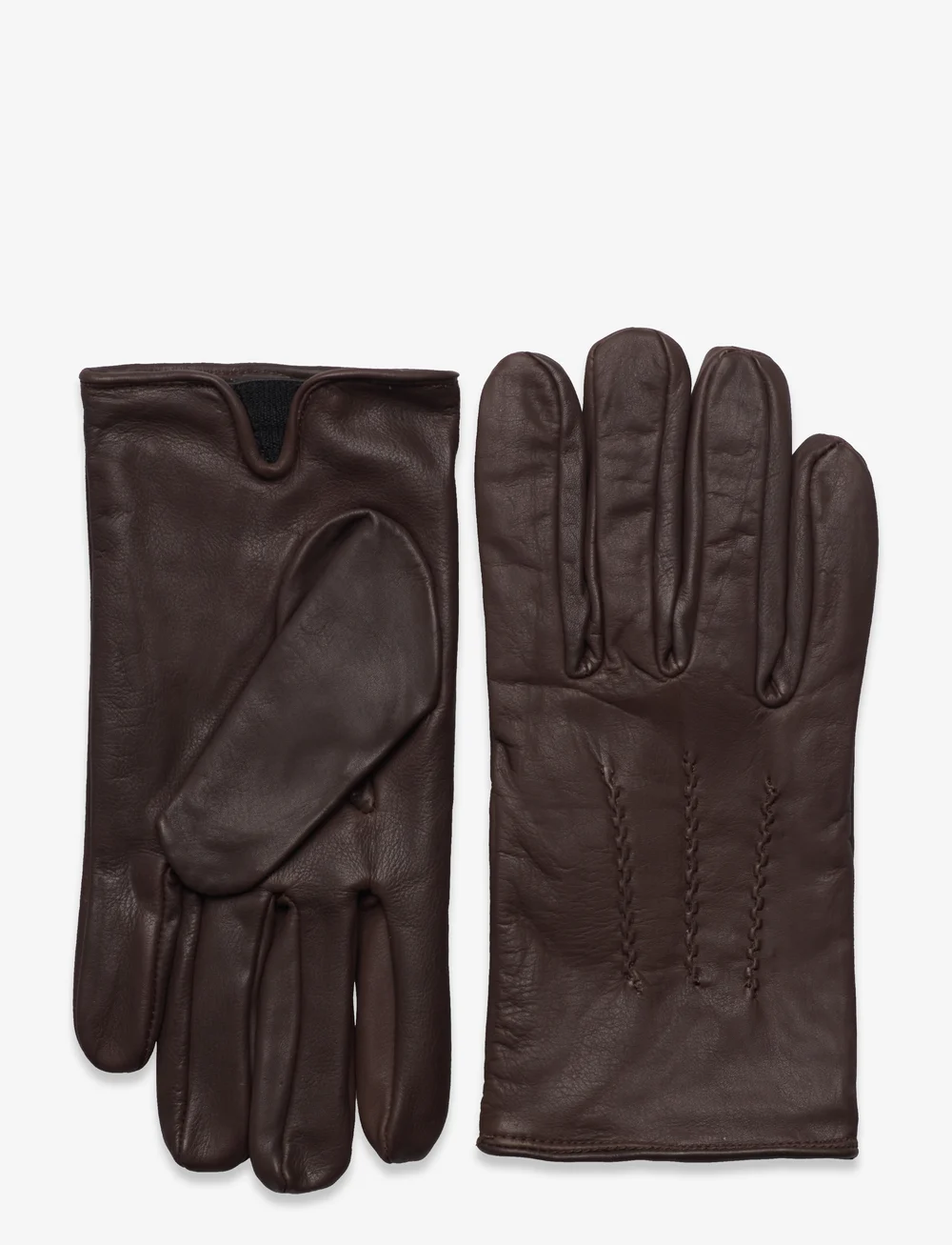 Lindbergh - Leather Gloves - kollektioner - brown - 0