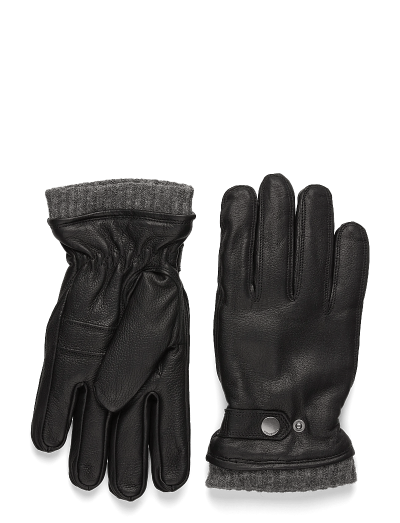 Lindbergh - Soft leather gloves w?. primaloft p - kollektsioonid - black - 0