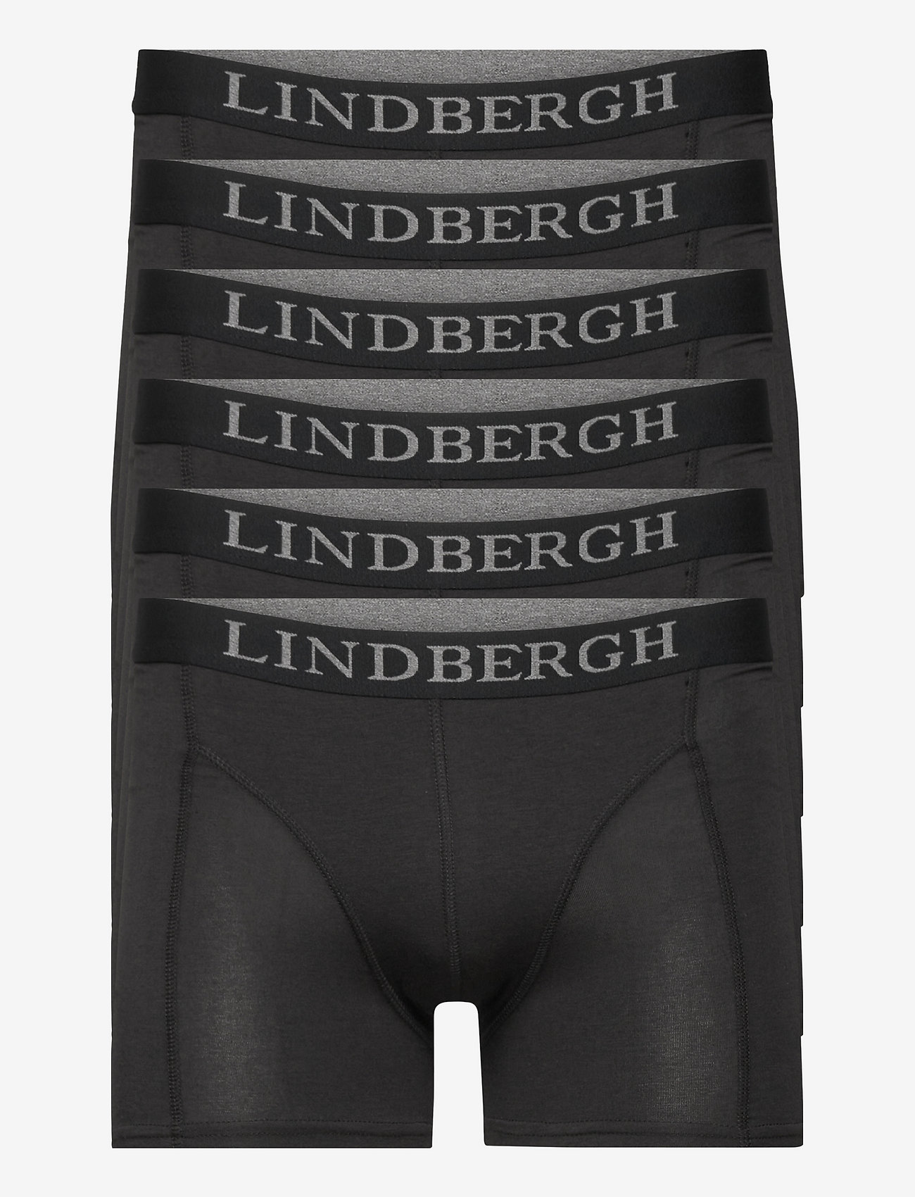 Lindbergh - Bamboo boxers 6-pack - bokserid - black - 0