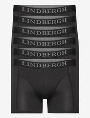 Lindbergh - Bamboo boxers 6-pack - bokserit - black - 0