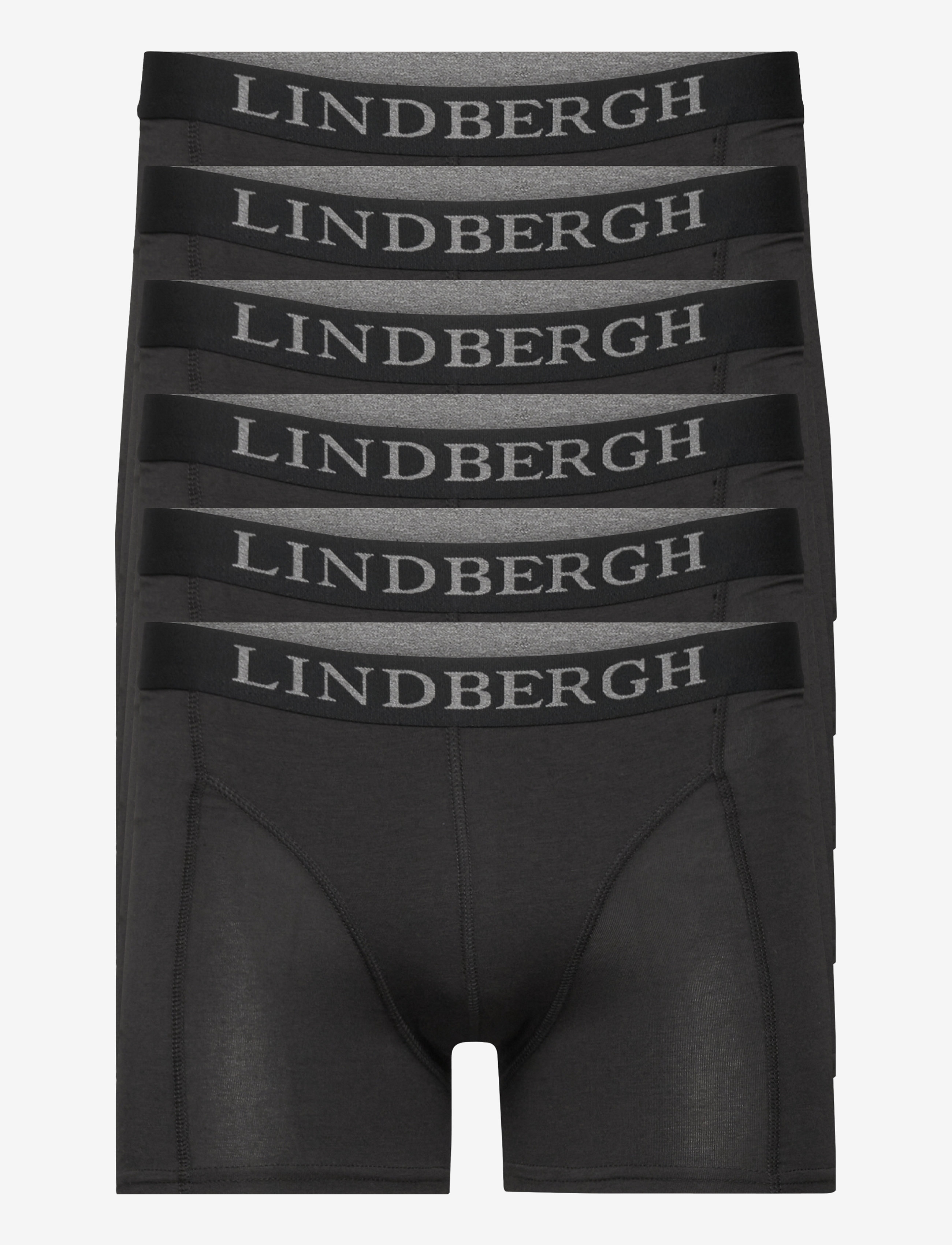 Lindbergh Bamboo Boxers 6-Pack, XXL, Black, Undertøj > Boksere, Herre