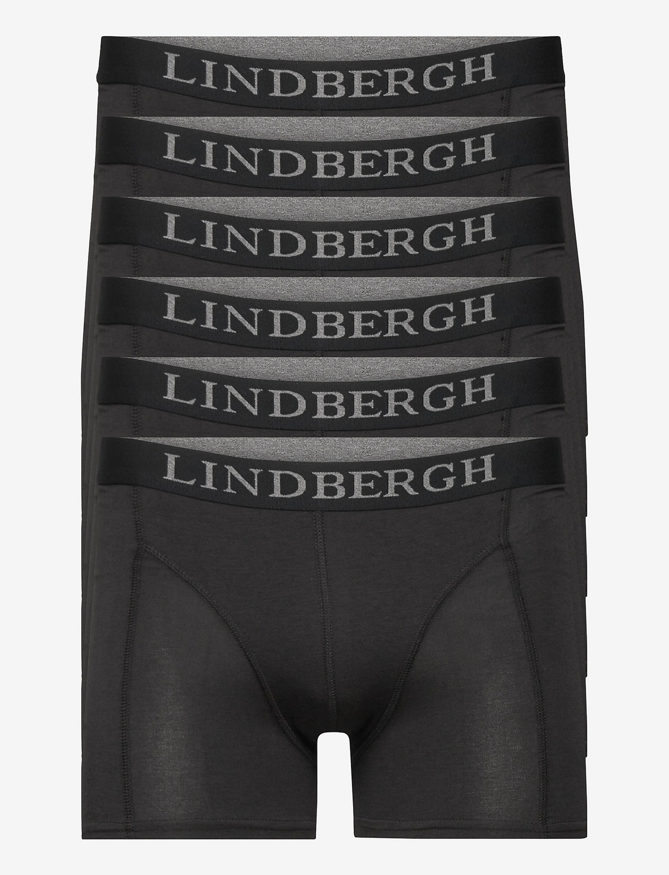 Lindbergh - Bamboo boxers 6-pack - multipack kalsonger - black - 0