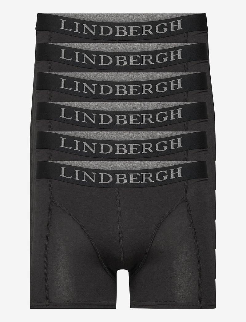 Lindbergh - Bamboo boxers 6-pack - multipack kalsonger - black - 0