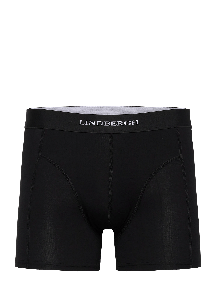Lindbergh - Modal cotton boxer 3-pack - multipack underpants - black - 4