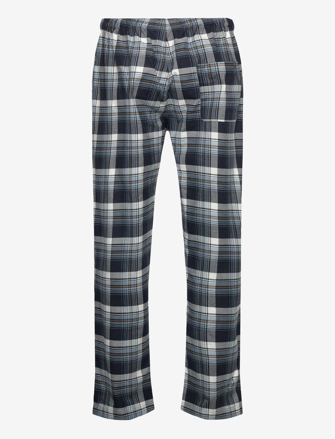 Lindbergh - Checked brushed pyjama pants - navy - 1