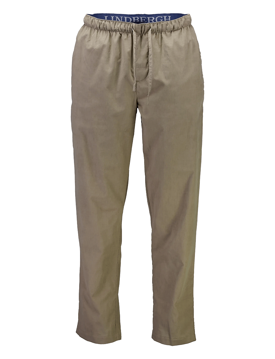 Lindbergh - Fine corduroy pyjama pants - vabaajapüksid - dk sand - 1