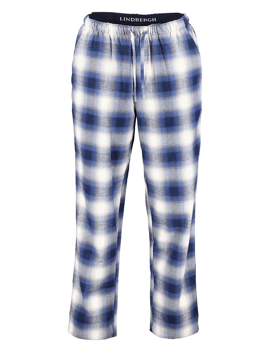 Lindbergh - Soft cotton pyjama pants - kollektsioonid - denim blue - 0