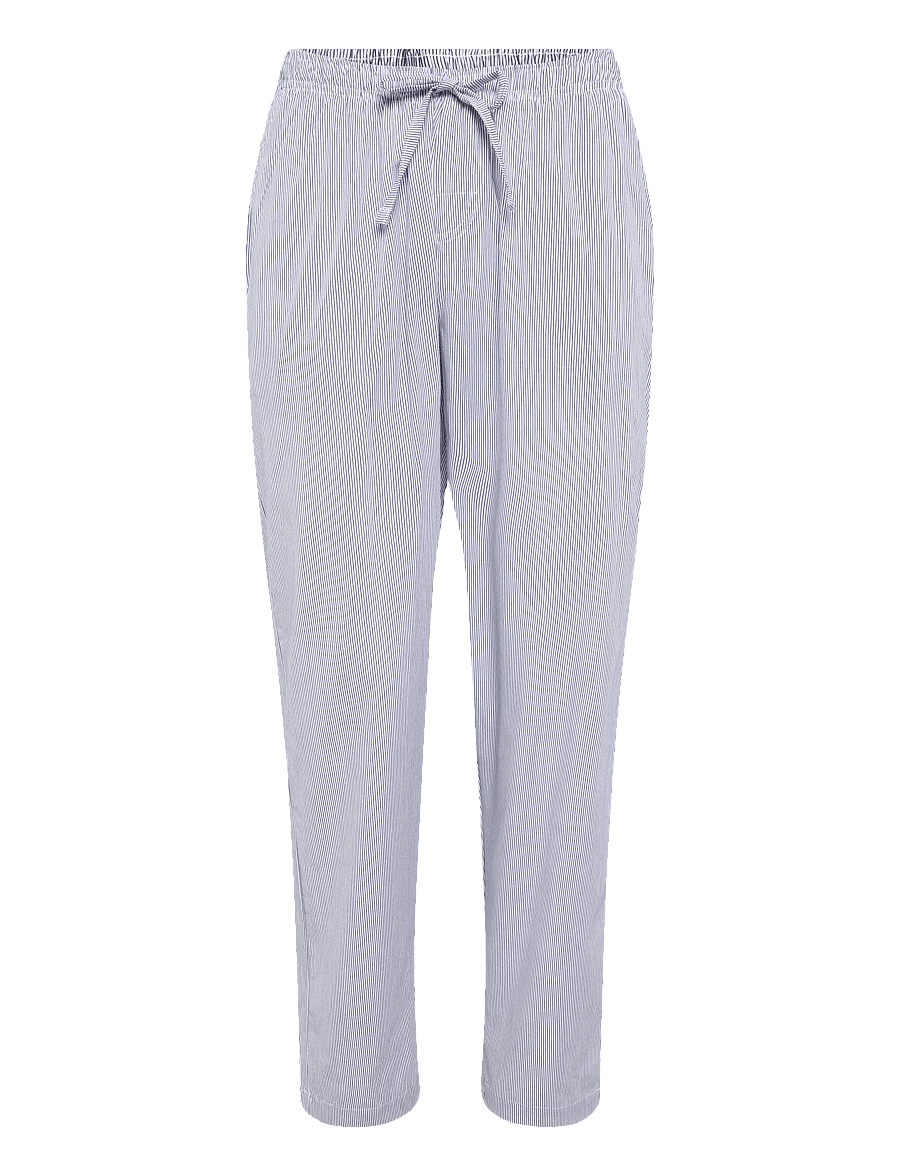 Lindbergh - Striped pyjamas pants - casual bukser - blue - 0