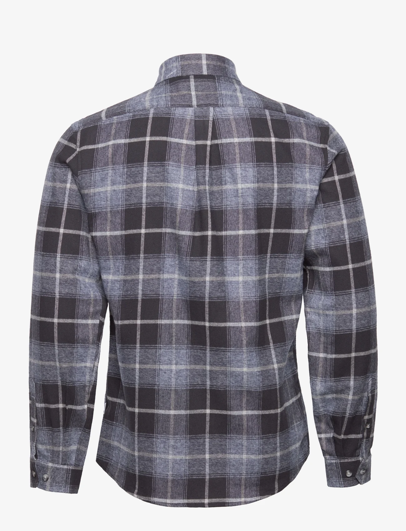 Lindbergh - Checked flannel shirt L/S - ruutupaidat - dark blue - 1