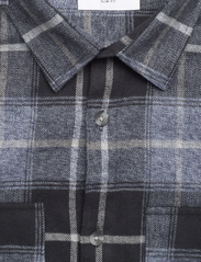 Lindbergh - Checked flannel shirt L/S - geruite overhemden - dark blue - 2