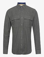Lindbergh - Brushed twill shirt L/S - basic skjortor - army - 0