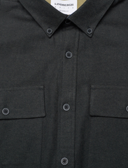 Lindbergh - Brushed twill shirt L/S - basic overhemden - black - 2