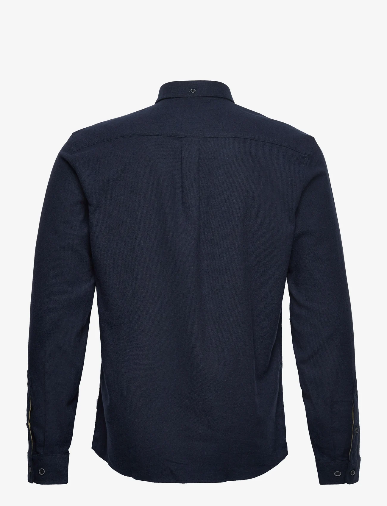 Lindbergh - Brushed twill shirt L/S - peruskauluspaidat - navy - 1