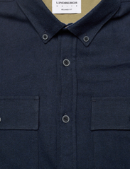 Lindbergh - Brushed twill shirt L/S - peruskauluspaidat - navy - 2