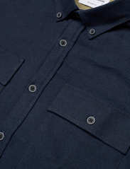 Lindbergh - Brushed twill shirt L/S - basic skjorter - navy - 3