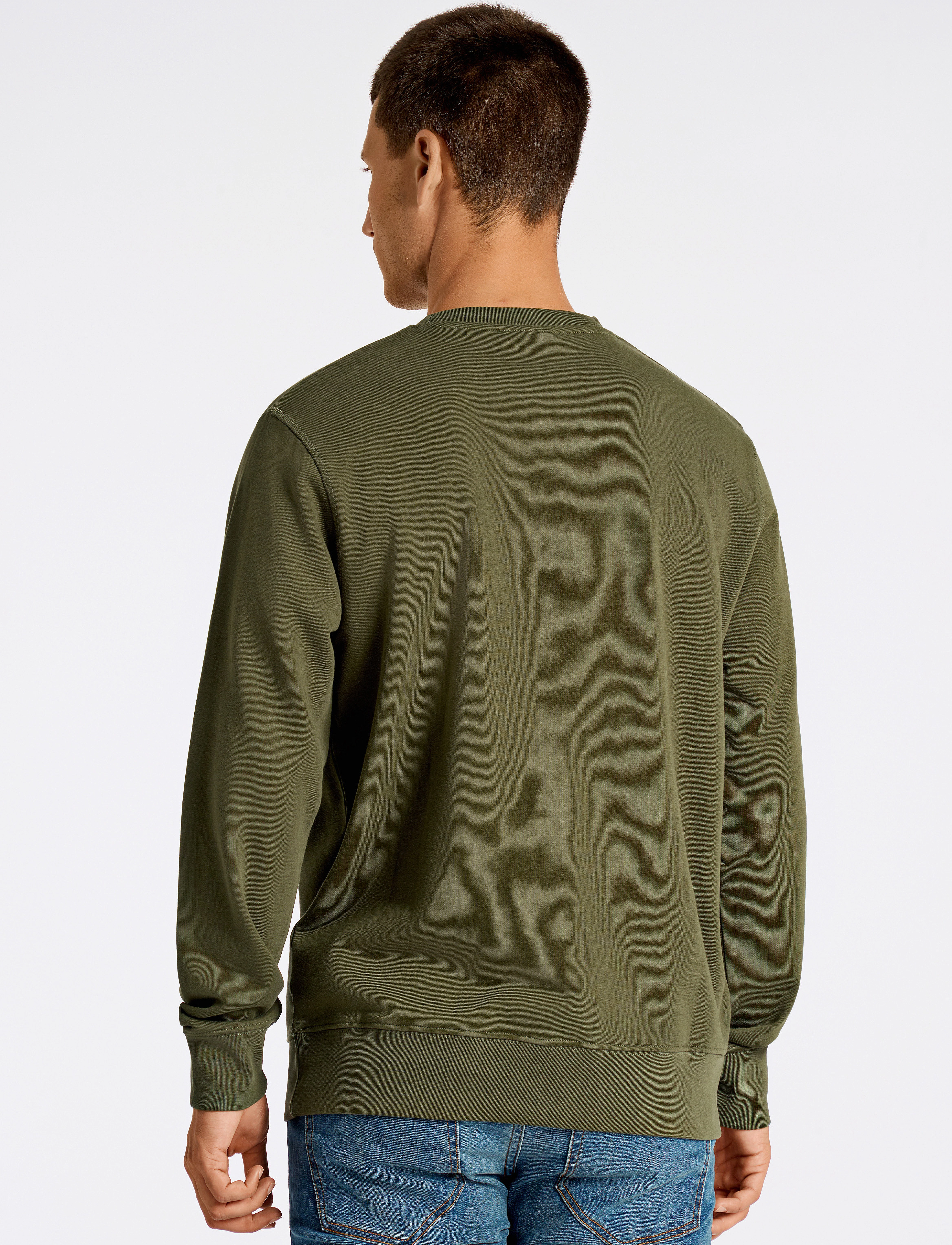 Lindbergh - O-Neck Sweat - sweatshirts - army 424 - 4