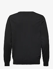 Lindbergh - Knitted O-neck sweater - rundhalsad - black - 1