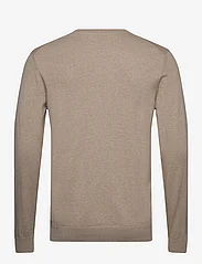 Lindbergh - Knitted O-neck sweater - pyöreäaukkoiset - sand mel - 1