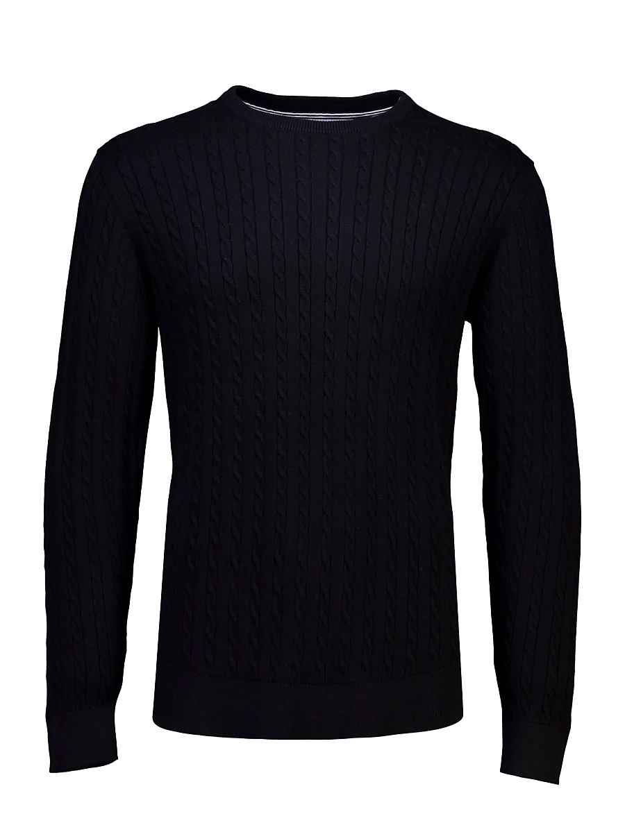 Lindbergh - Knit - rundhalsad - black - 1