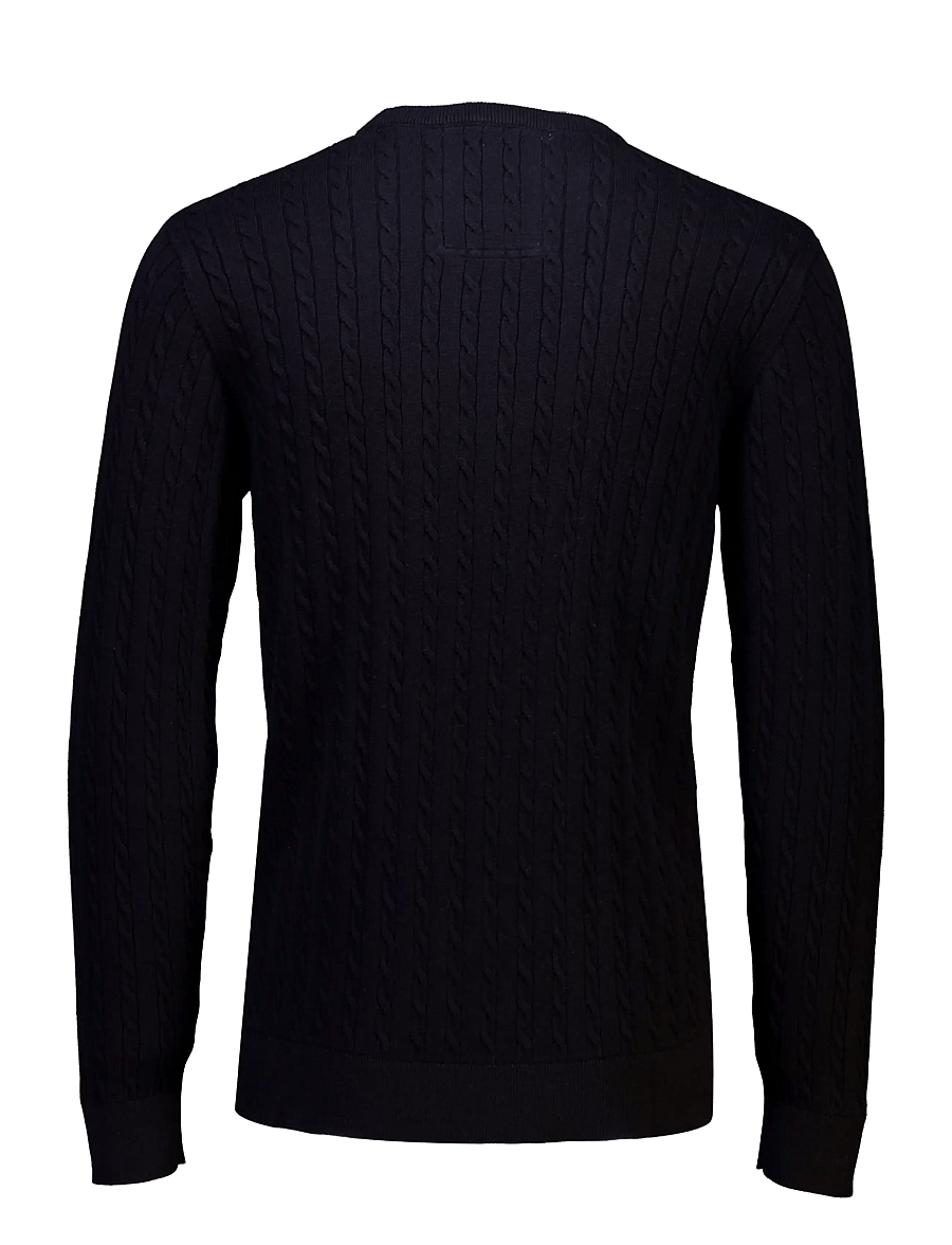 Lindbergh - Knit - rundhalsad - black - 2