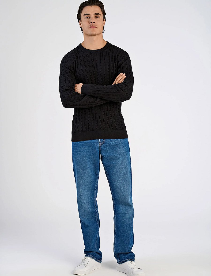 Lindbergh - Knit - rundhalsad - black - 0