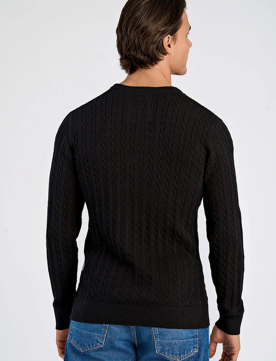 Lindbergh - Knit - rundhalsad - black - 4