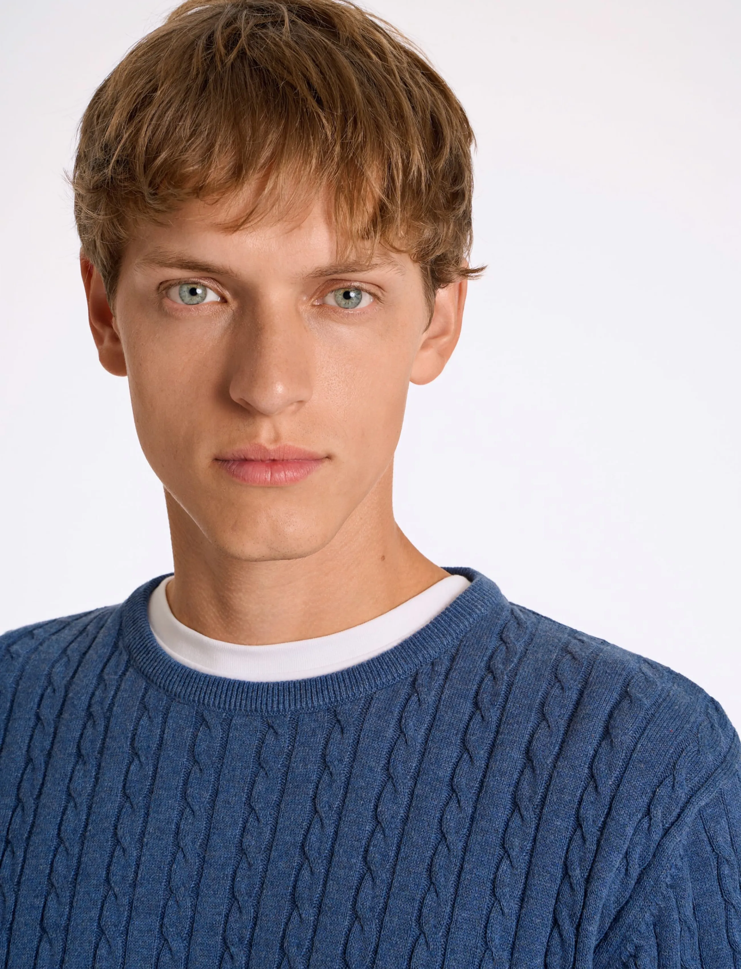 Lindbergh - Knit - rundhals - blue mel - 5
