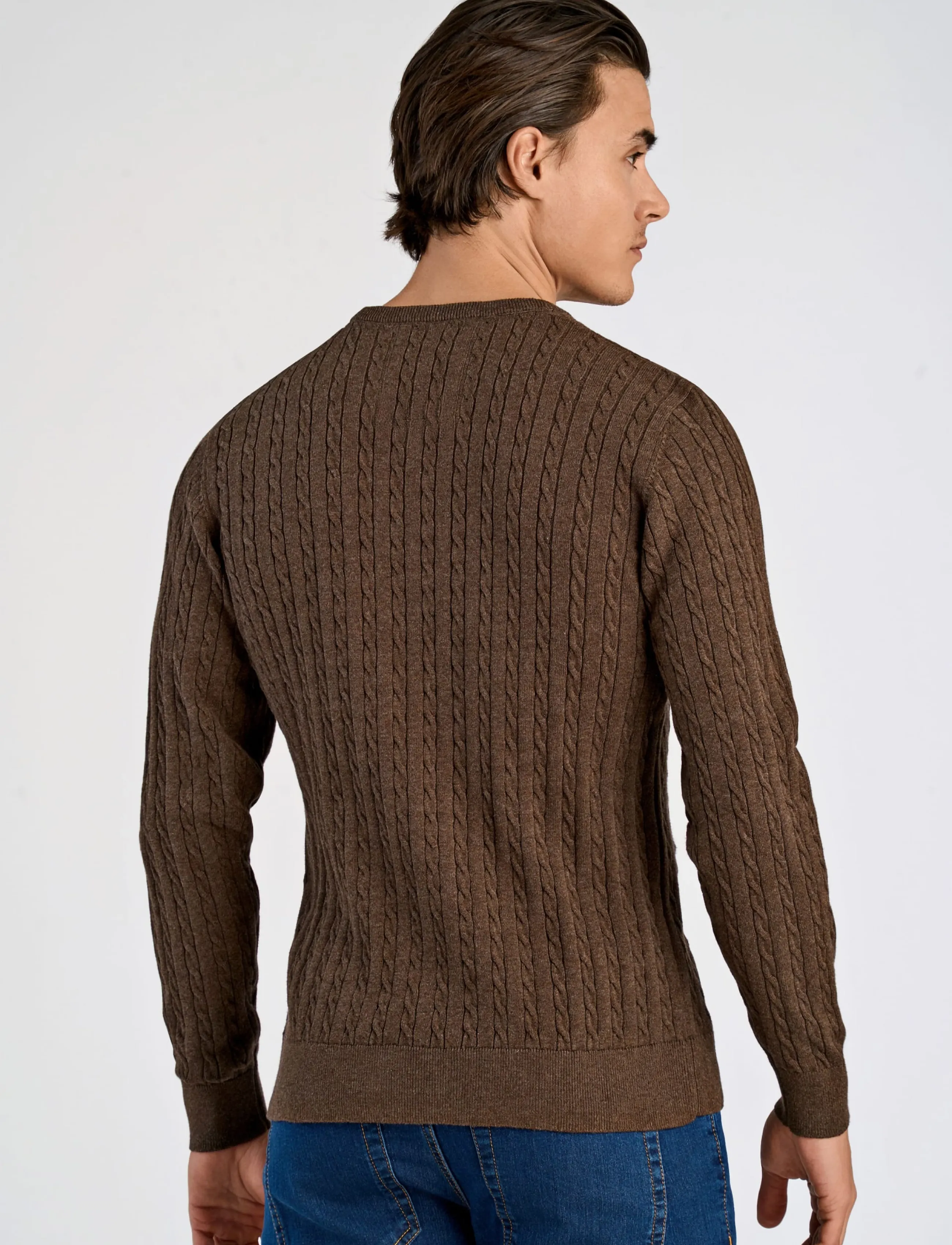 Lindbergh - Knit - mid brown mel - 4