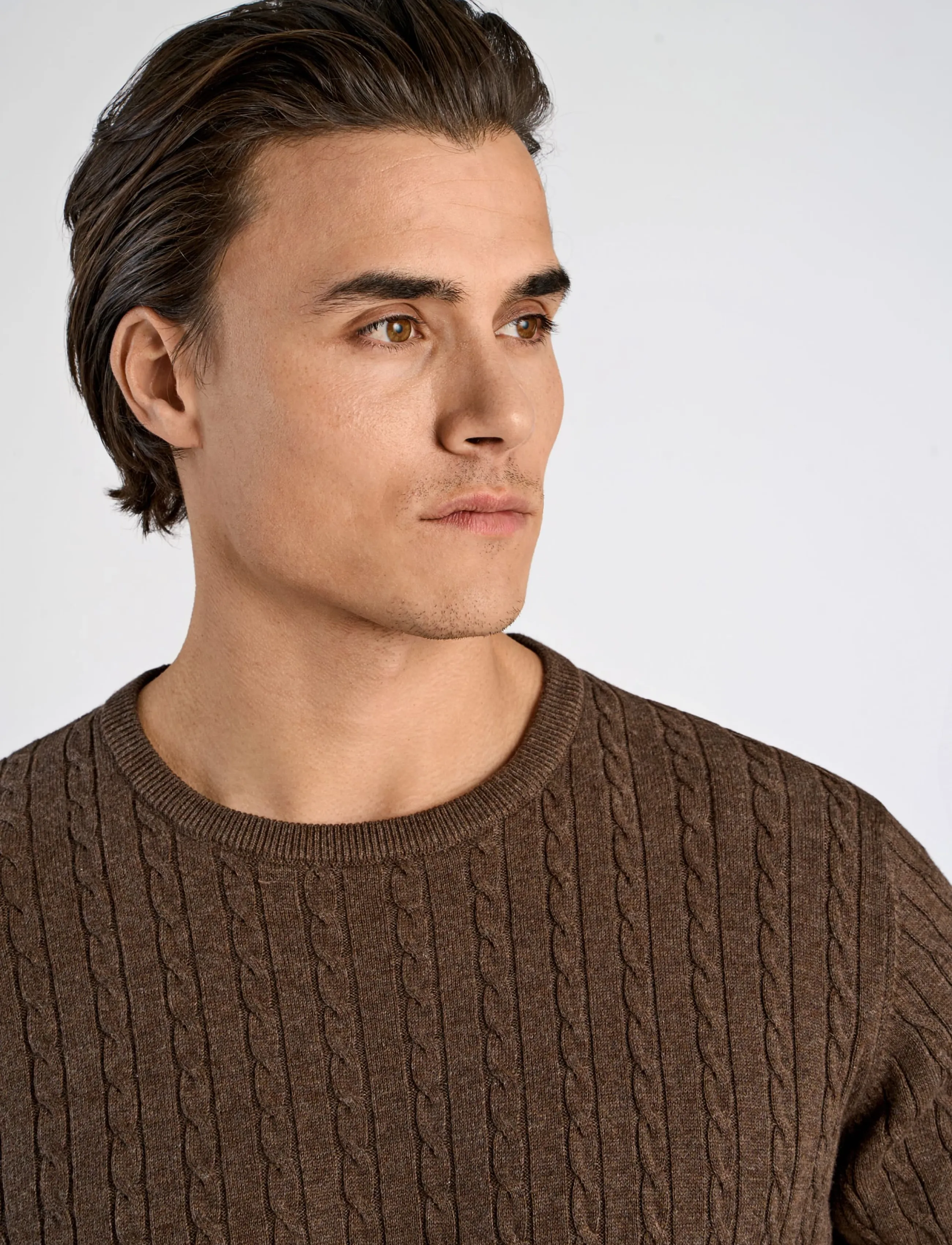 Lindbergh - Knit - mid brown mel - 5