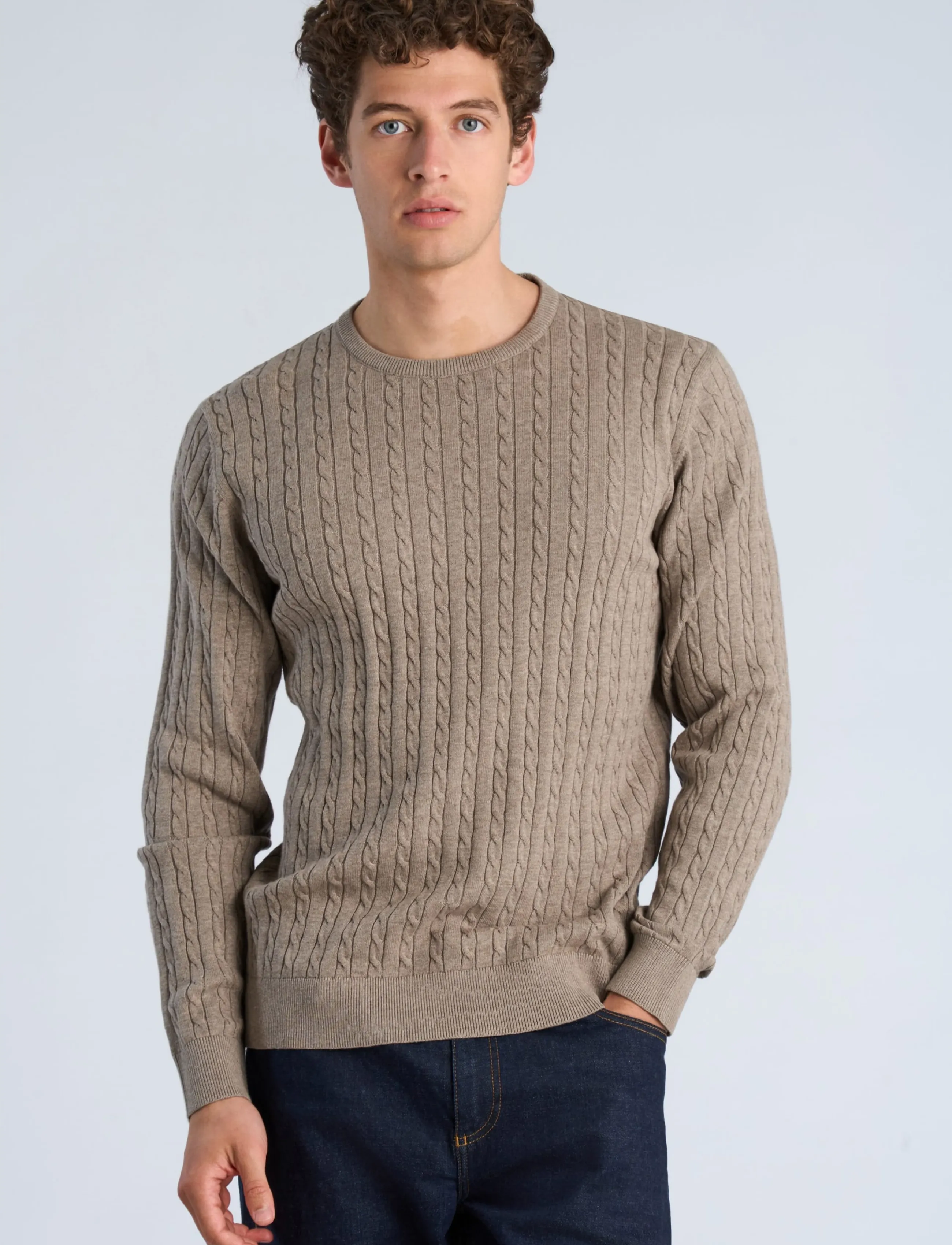 Lindbergh - Knit - mid sand mel - 3