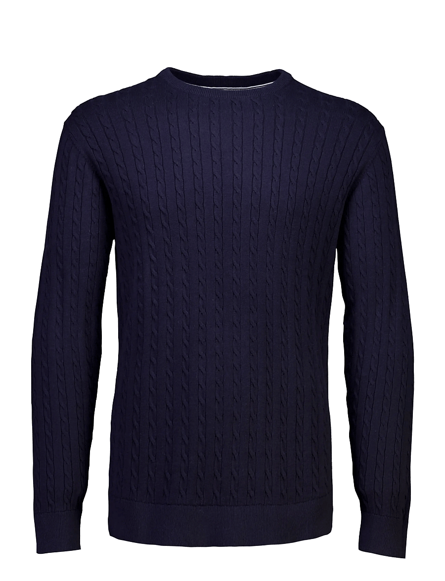 Lindbergh - Knit - rundhalsad - navy - 1