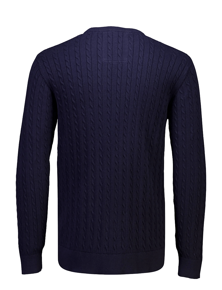 Lindbergh - Knit - rundhalsad - navy - 2