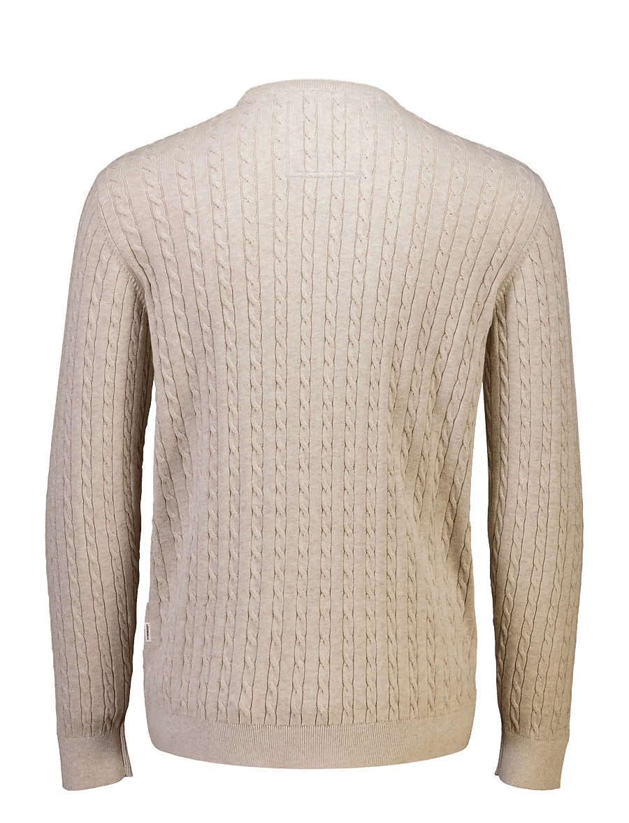 Lindbergh - Knit - rundhalsad - off white mel - 2