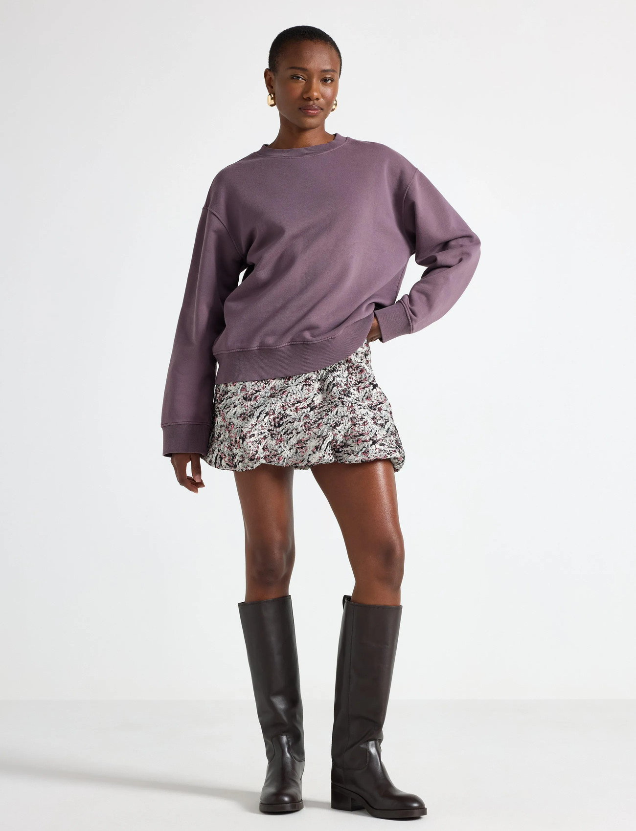 Lindex Skirt Lana - Grey - 36