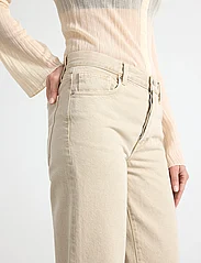 Lindex - Trouser Sia twill cropped - džinsa bikses ar taisnām starām - beige - 6