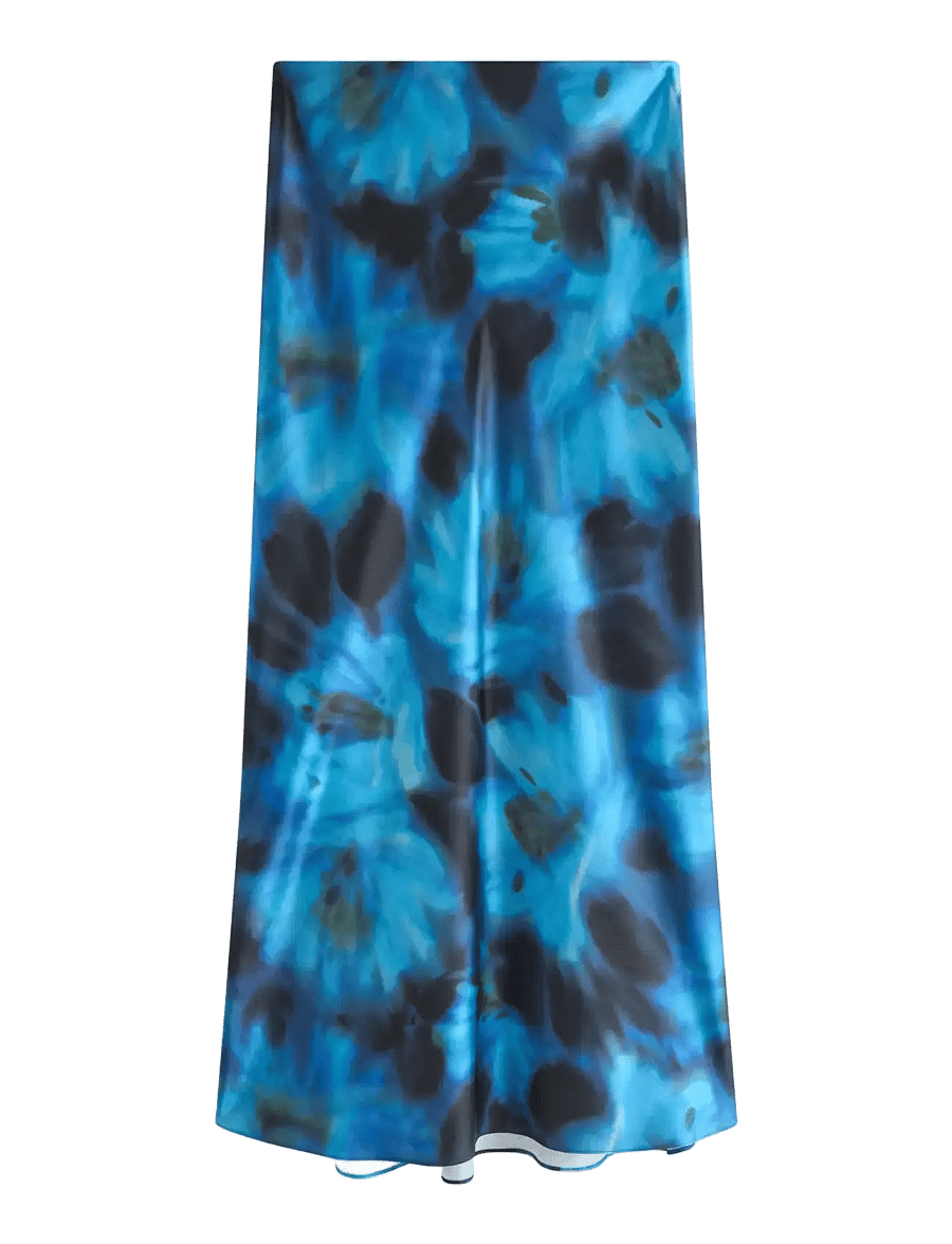 Lindex - Skirt Mary - satiinseelikud - blue - 1