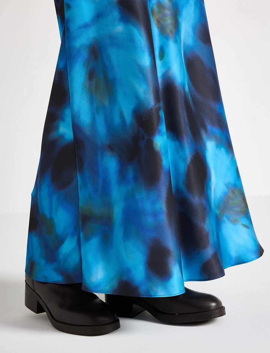 Lindex - Skirt Mary - satiinseelikud - blue - 4