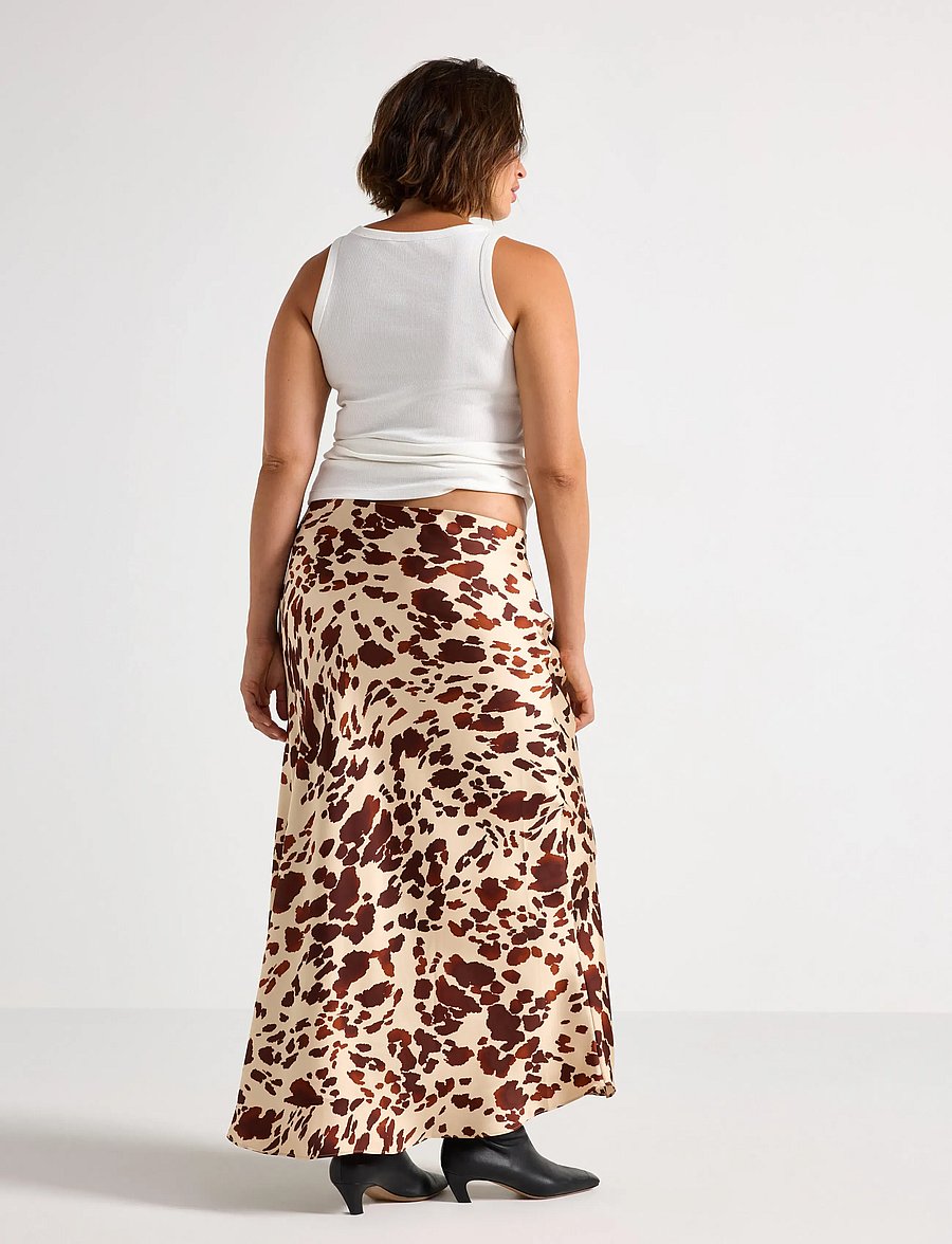 Lindex - Skirt Mary - satinkjolar - brown - 3